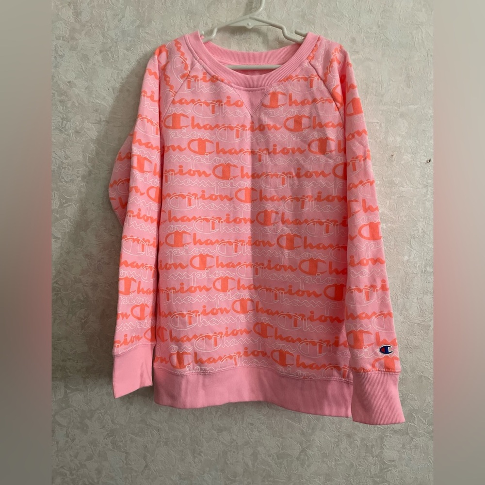 Champion girls medium pink sweatshirt